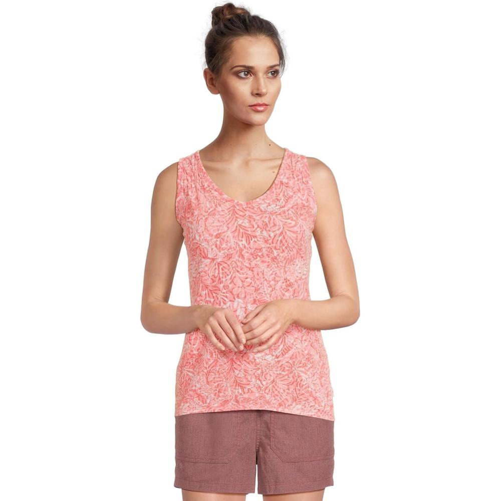 image:imageRoyal Robbins Womens Featherweight TankRosefinch Yarrow Print