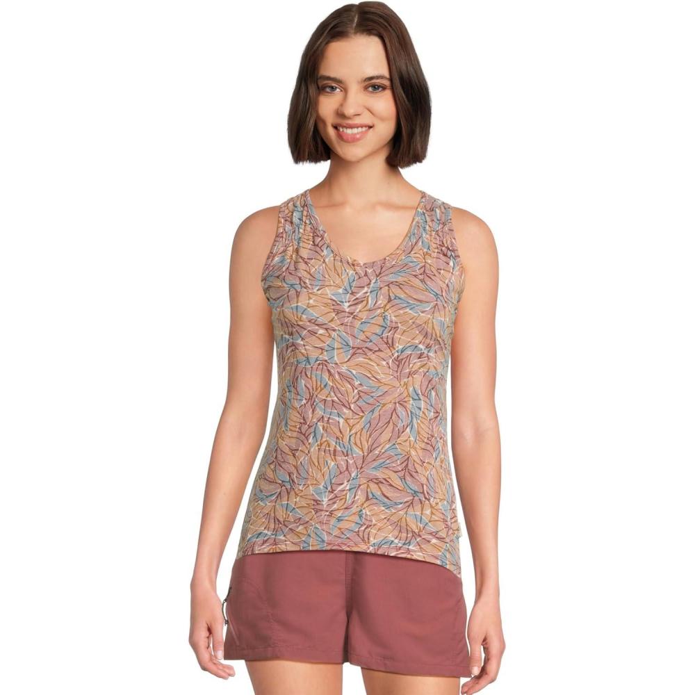 image:imageRoyal Robbins Womens Featherweight TankWild Rhubarb Presidio Print