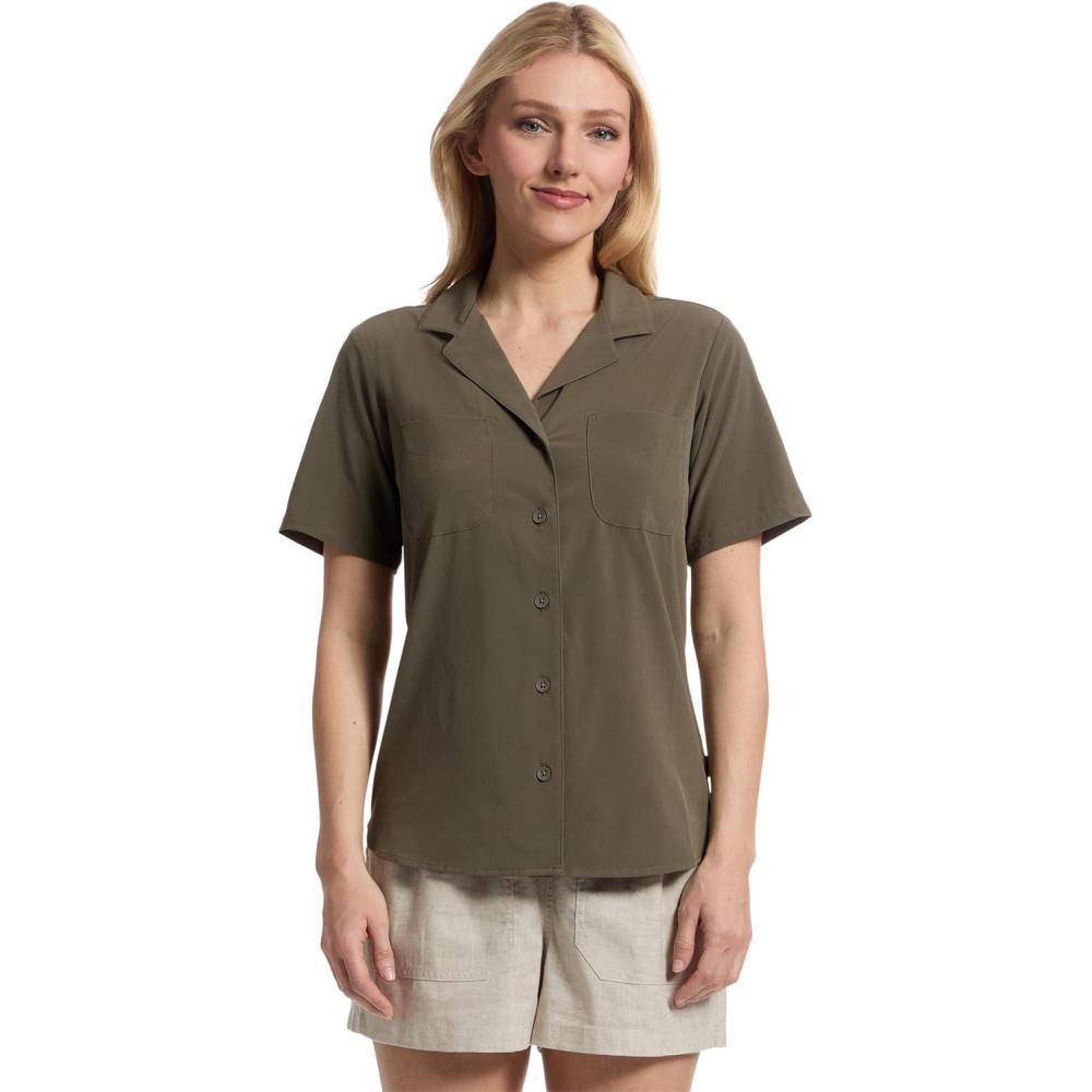 image:imageRoyal Robbins Womens Spotless Evolution Meadow Short SleeveEverglade