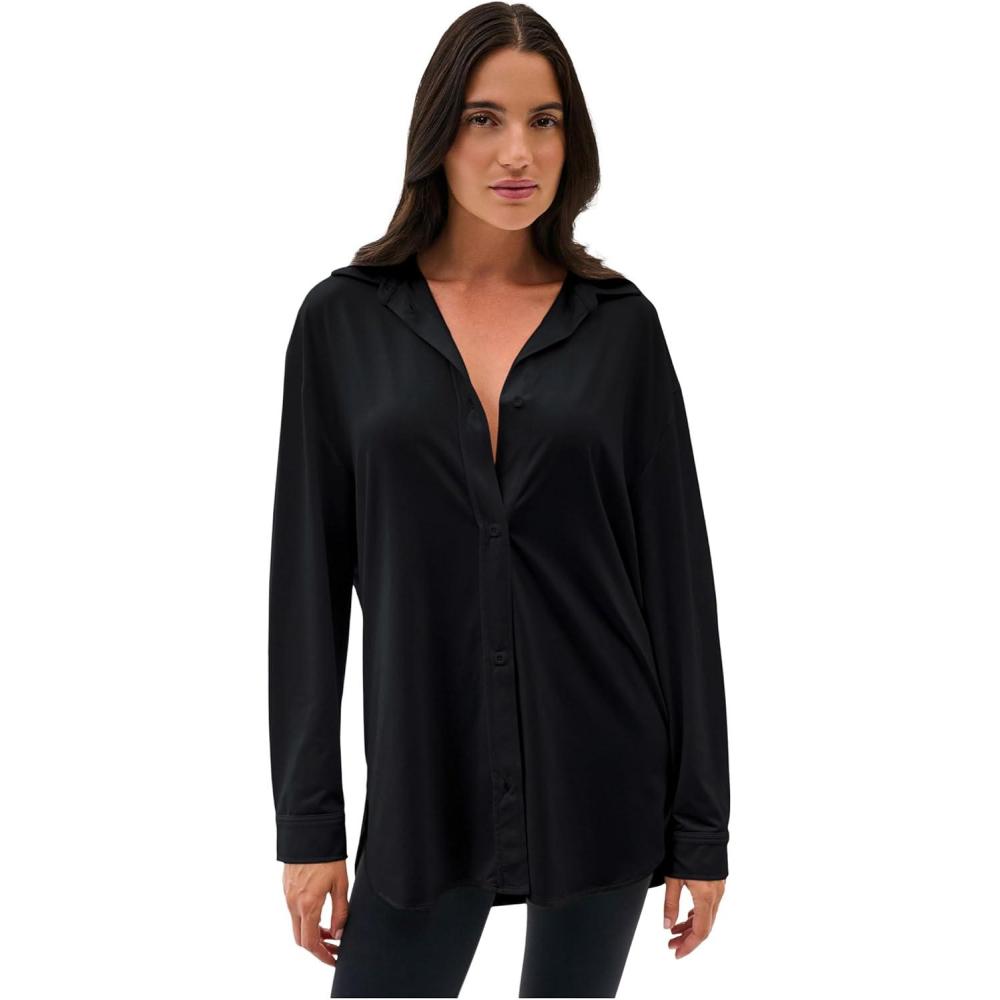 image:imageSPLITS59 Womens Kate Airweight Lite Button DownBlack