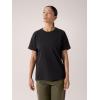 Arc’teryx Kragg Cotton Little Bird Crew SS Women’s | Short Sleeve Cotton Climbing Tee(Black/Black)