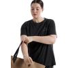 Arc’teryx Kragg SL Cotton Emblem Crew SS Women’s | Soft Cotton Climbing Tee with a Chest Graphic(Black)
