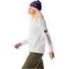 Arc’teryx Women’s Kragg Cotton Sticker Crew Long Sleeve(White Light/Aster)