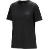 Arc’teryx Kragg SL Cotton Emblem Crew SS Women’s | Soft Cotton Climbing Tee with a Chest Graphic(Black)