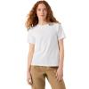 Arc’teryx Kragg SL Cotton Emblem Crew SS Women’s | Soft Cotton Climbing Tee with a Chest Graphic(White Light)