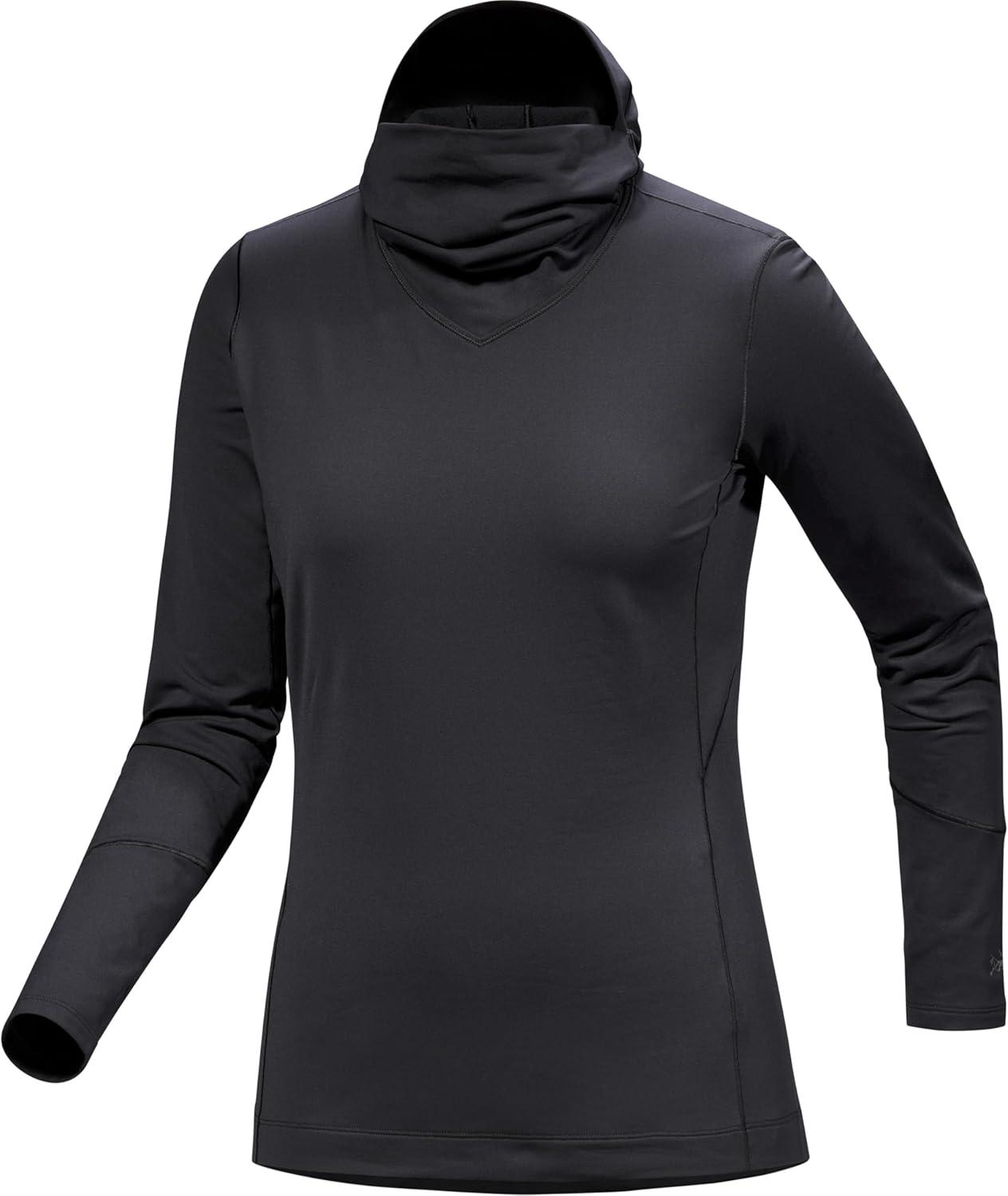image:imageArcteryx Rho Hoody Womens Lightweight Base Layer Hoody Black Large