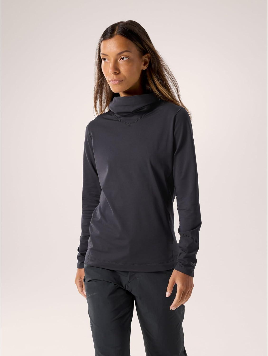image:imageArcteryx Rho Hoody Womens Lightweight Base Layer Hoody Black Large