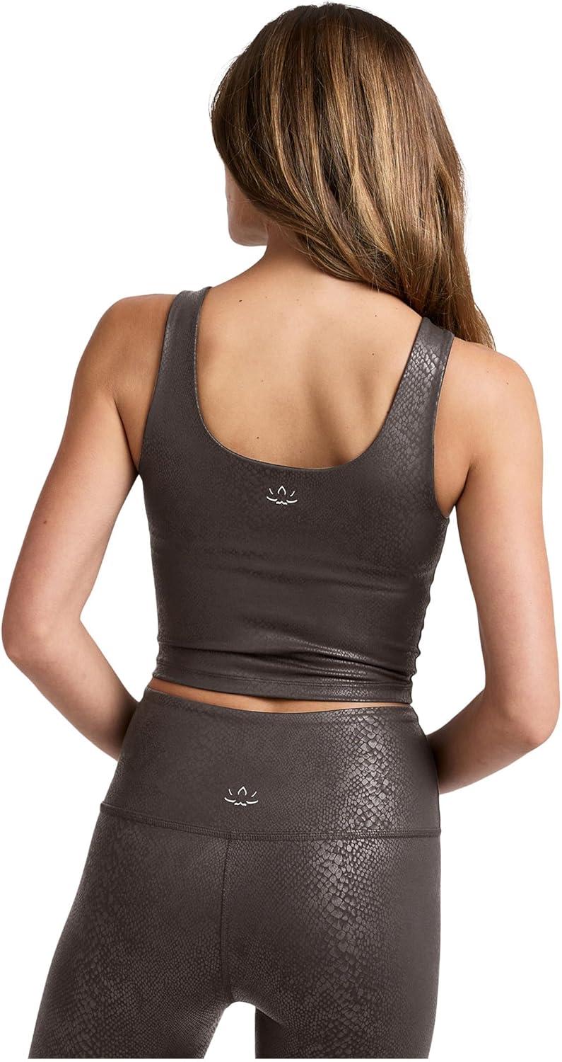 image:imageBeyond Yoga Womens Powershine SportStreet Cropped TankViper Espresso