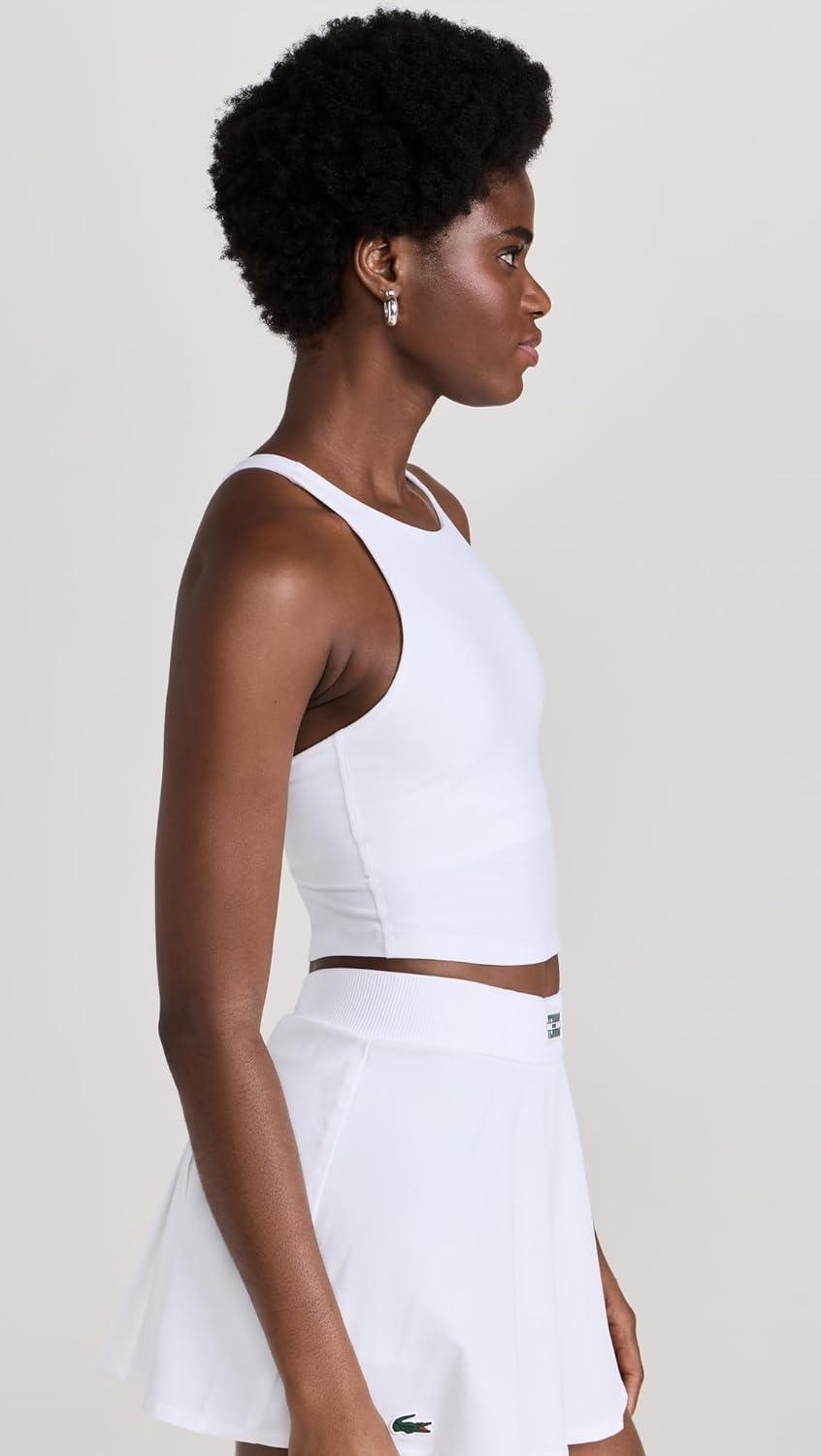 image:imageBeyond Yoga Womens Spacedye Refocus Cropped TankCloud White
