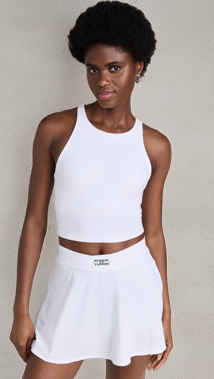 image:imageBeyond Yoga Womens Spacedye Refocus Cropped TankCloud White