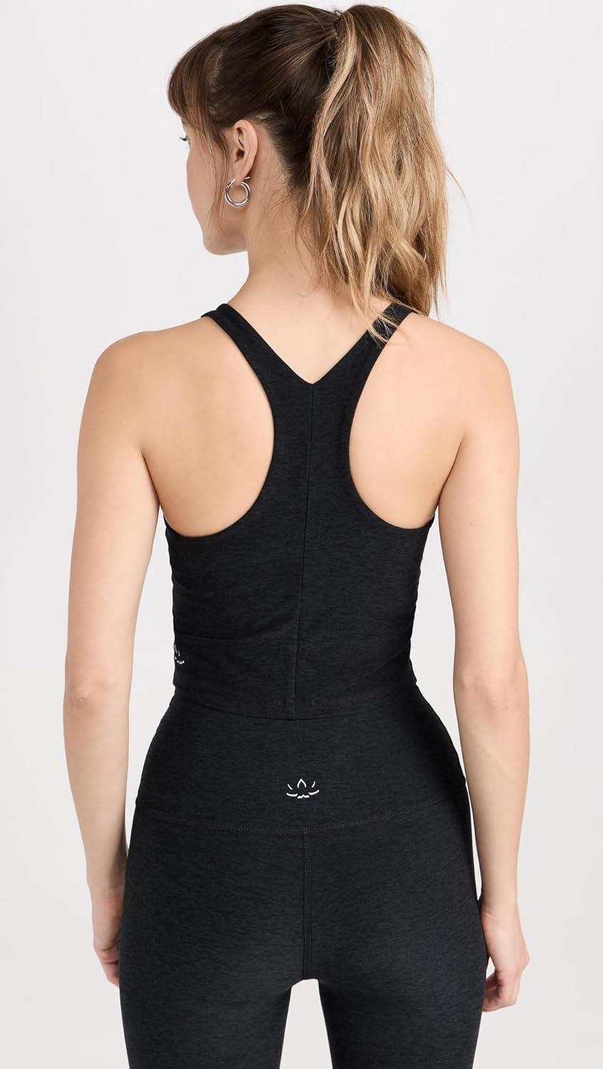 image:imageBeyond Yoga Womens Spacedye Refocus Cropped TankDarkest Night