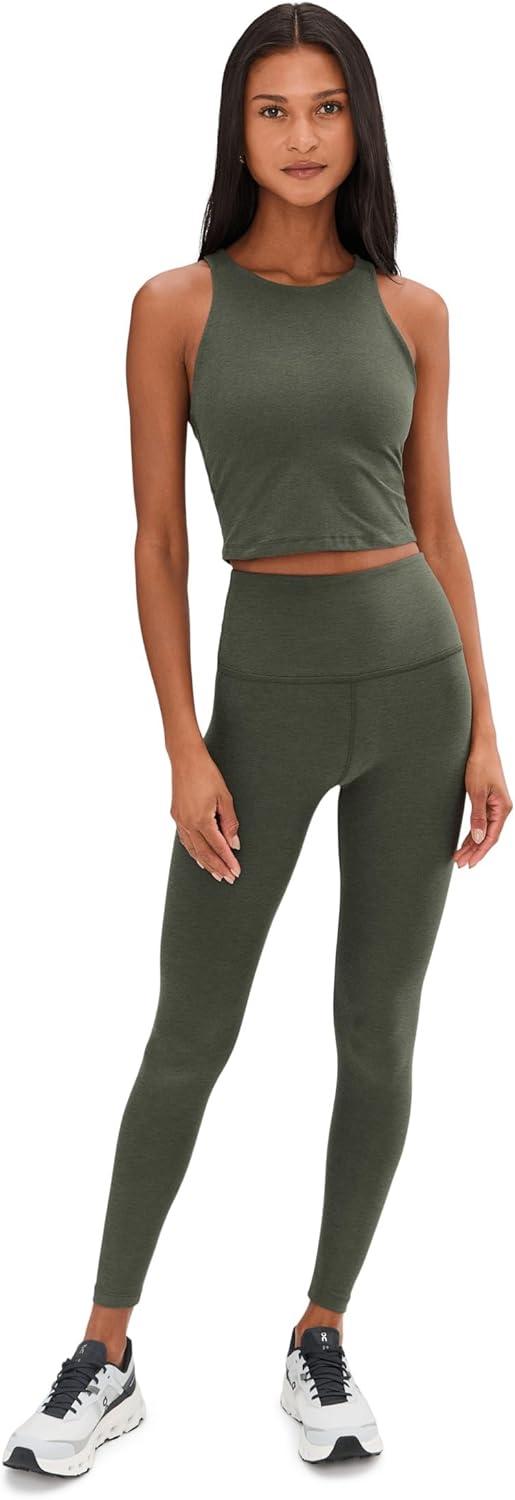image:imageBeyond Yoga Womens Spacedye Refocus Cropped TankDusty Forest Heather