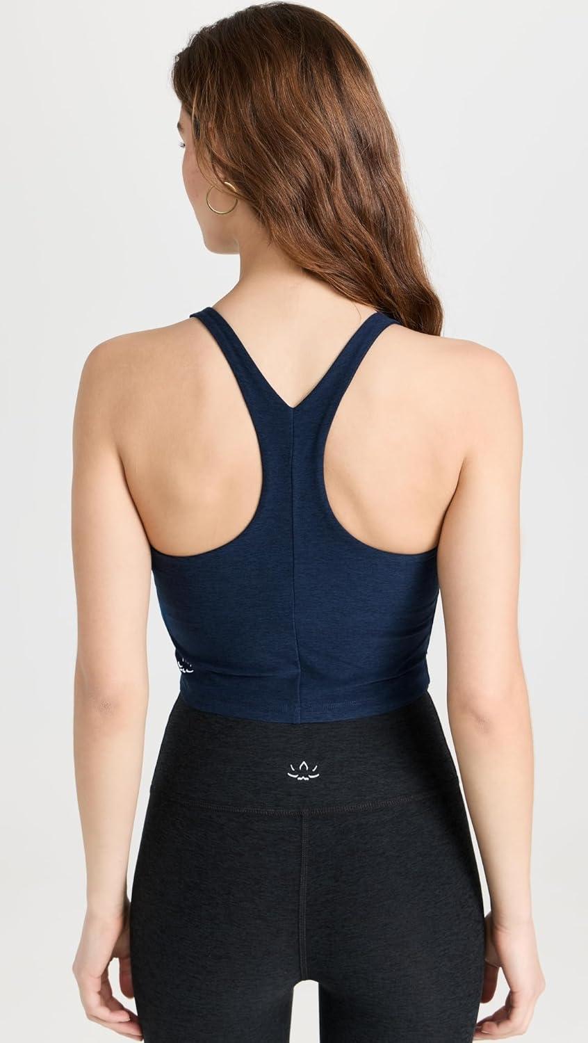 image:imageBeyond Yoga Womens Spacedye Refocus Cropped TankNocturnal Navy