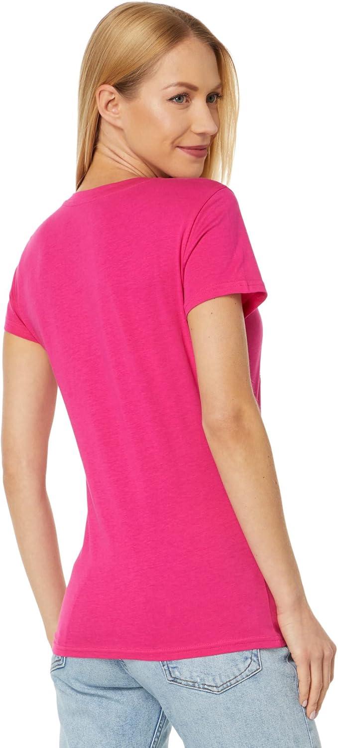 image:imageCASCADING GRAPHIC VNECK TSHIRTBeetroot Purple