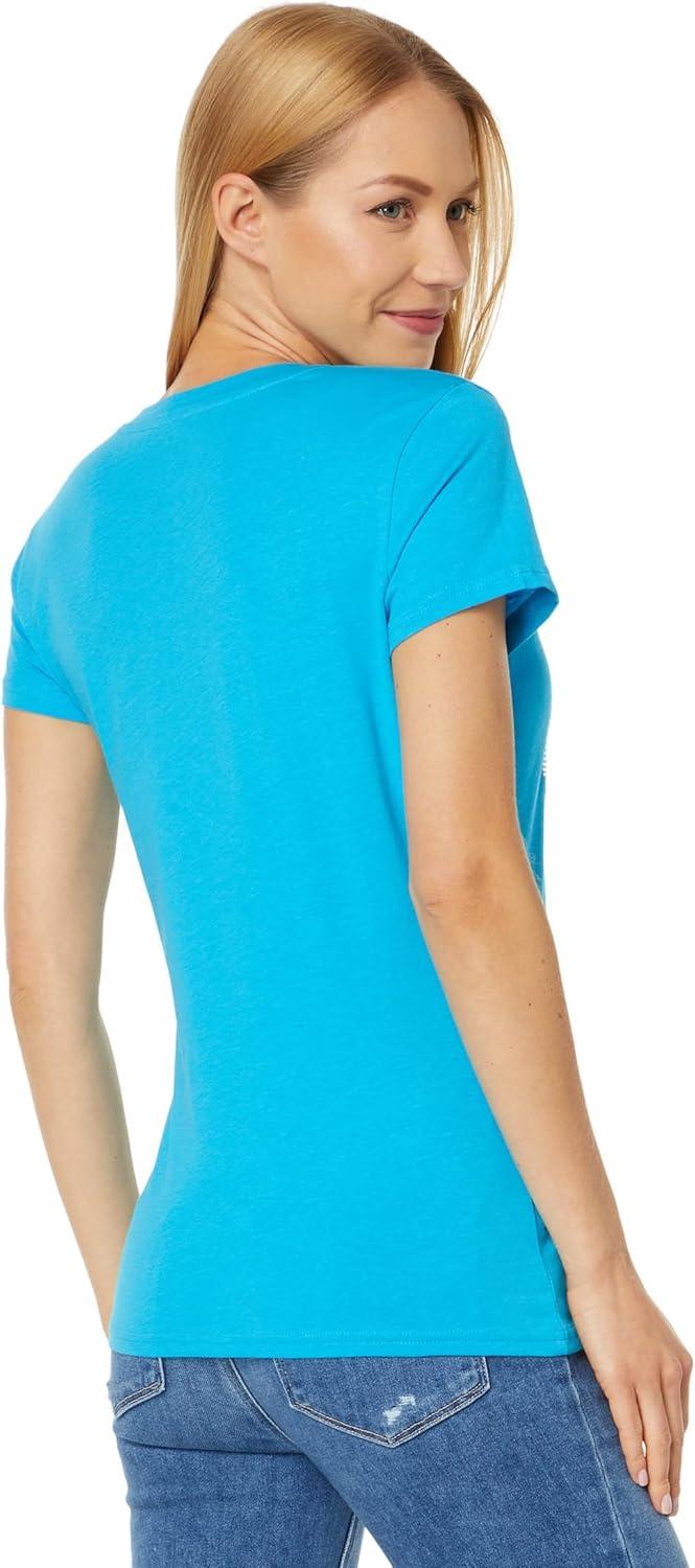 image:imageCASCADING GRAPHIC VNECK TSHIRTDowntown Blue