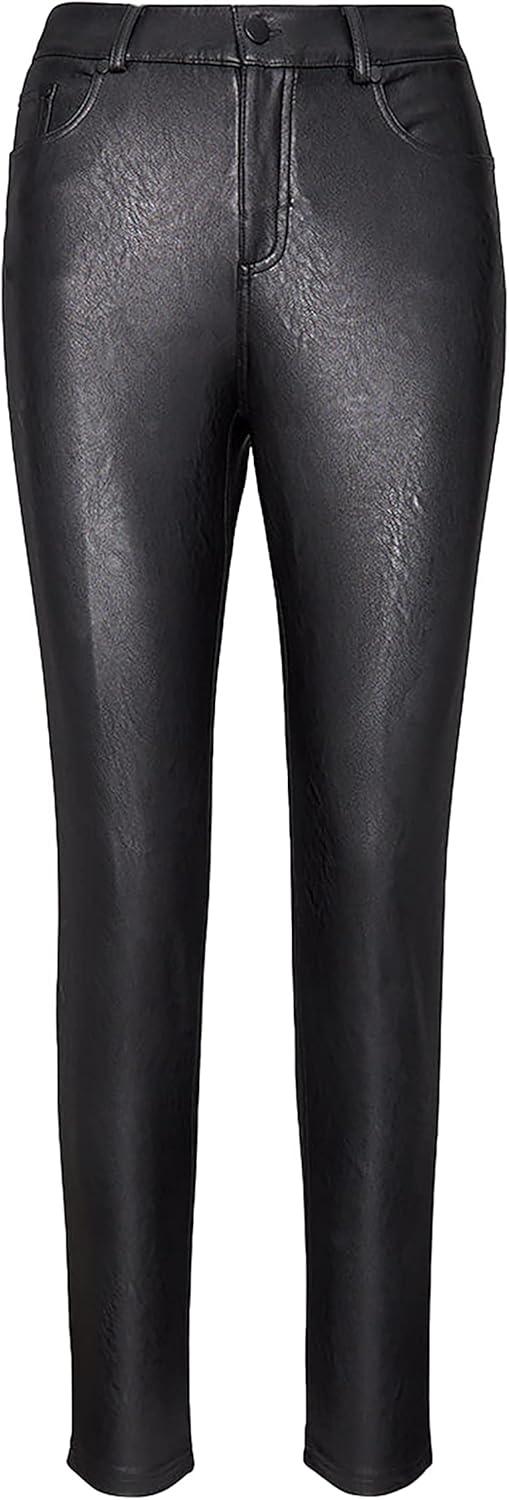 image:imageCommando Faux Leather FivePocket Pants SLG69Black