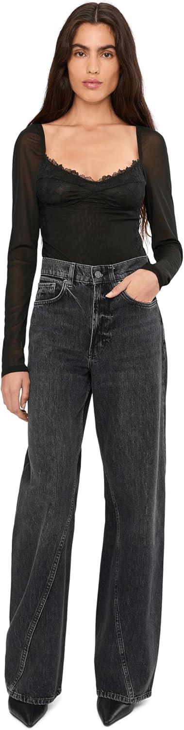 image:imageFree People womens Suddenly Fine BodysuitBlack