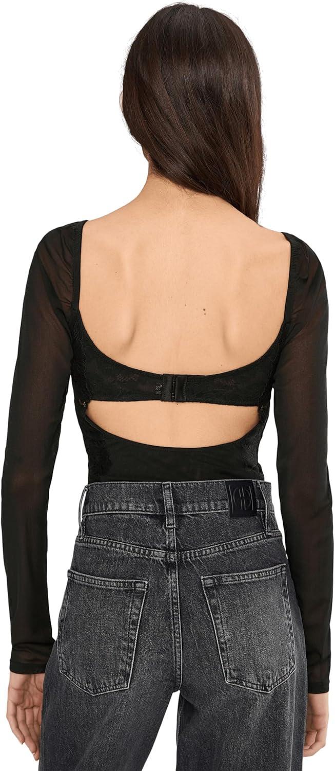 image:imageFree People womens Suddenly Fine BodysuitBlack