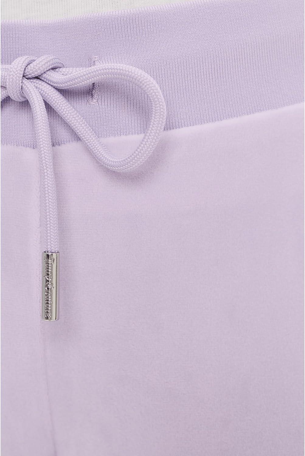 image:imageJuicy Couture Womens Rib Waist Velour Pants with DrawcordOrchid Petal