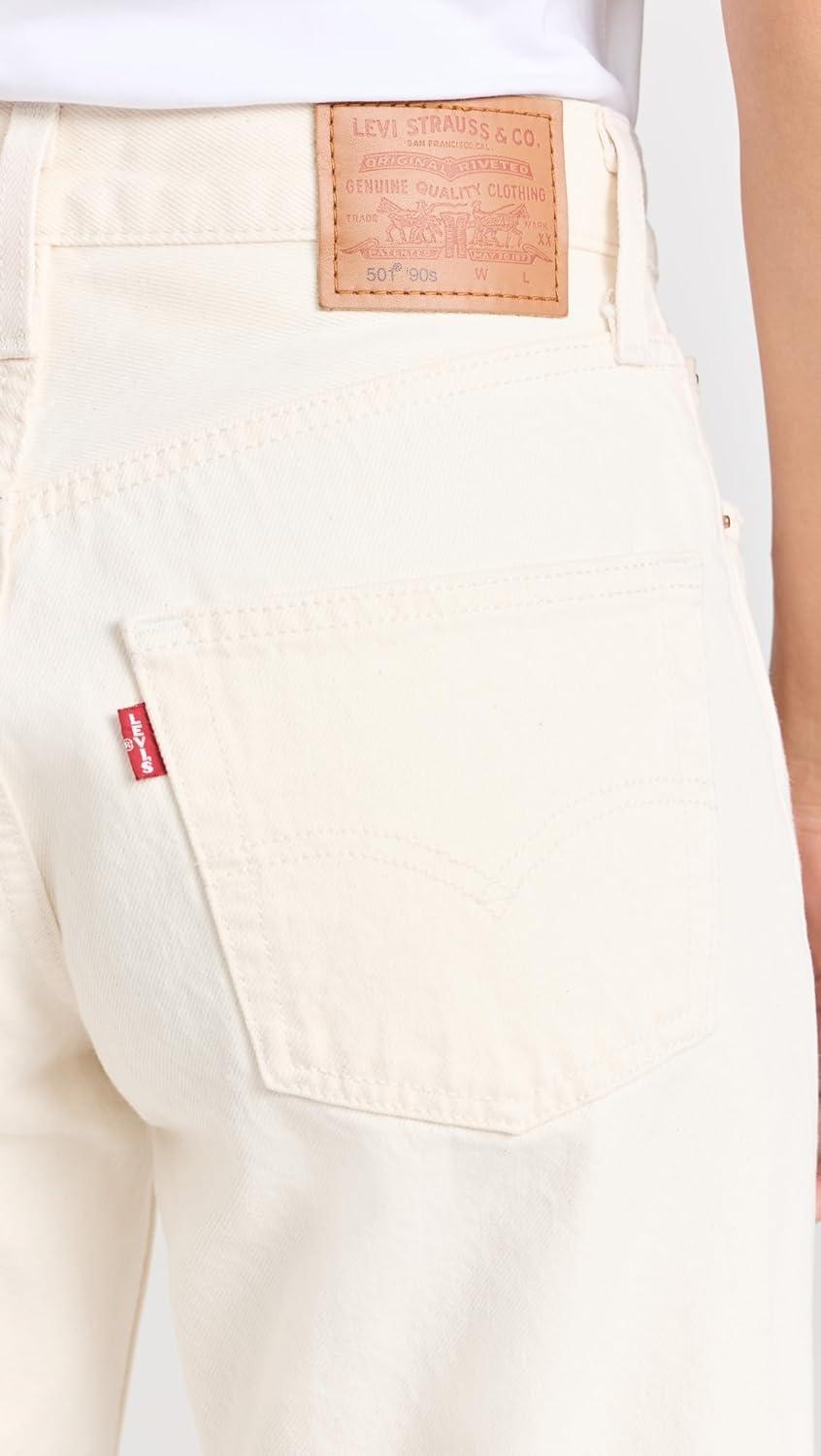 image:imageLevis Womens 501 90s JeansEcru Booper No Damage