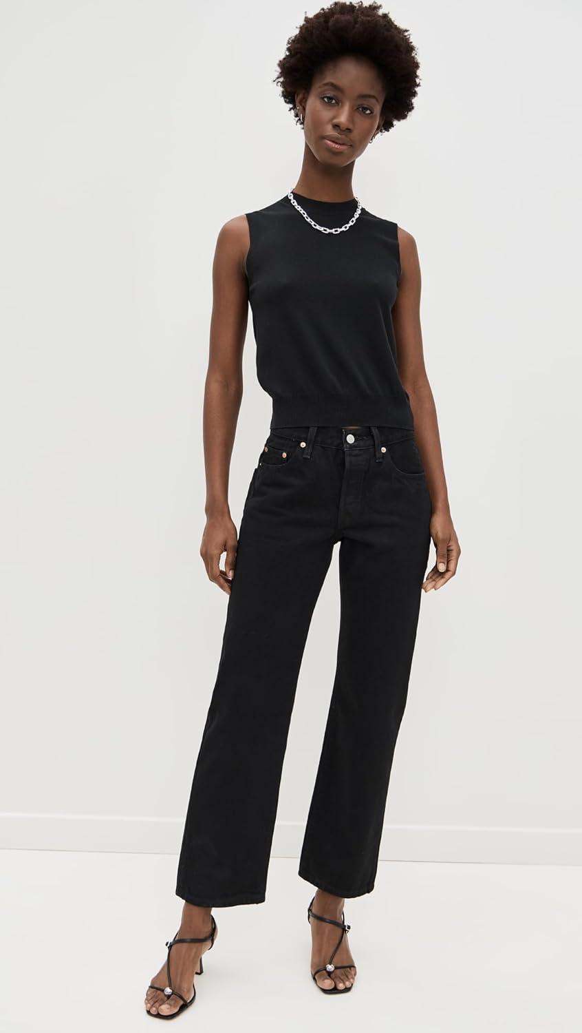 image:imageLevis Womens 501 90s JeansRinsed Blacktop
