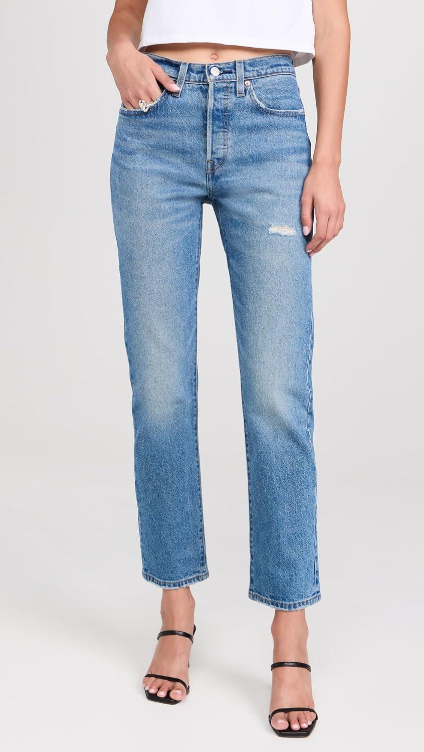 image:imageLevis Womens Premium 501 Original Fit JeansHistorically Blue