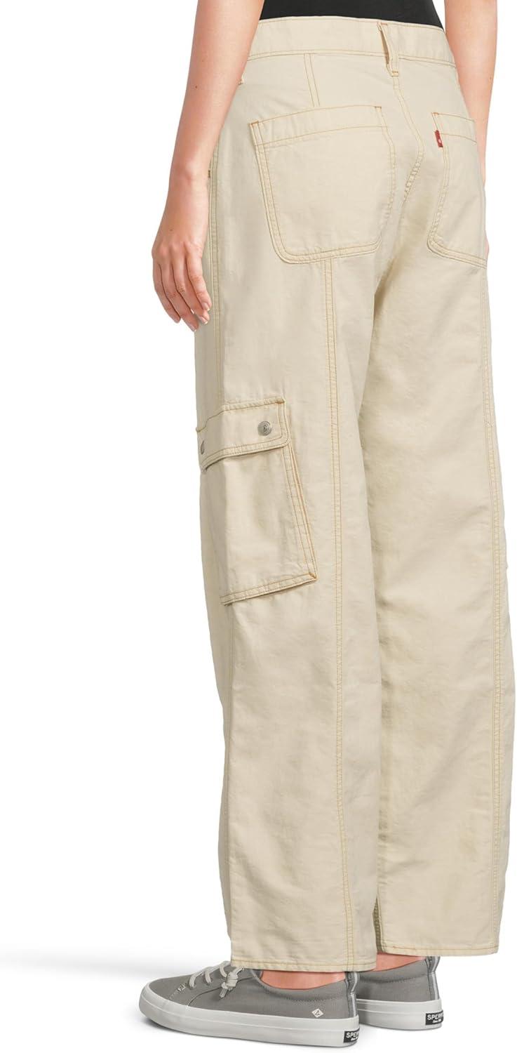 image:imageLevis Womens Superlow Loose Cargo PantsBreezy Ecru