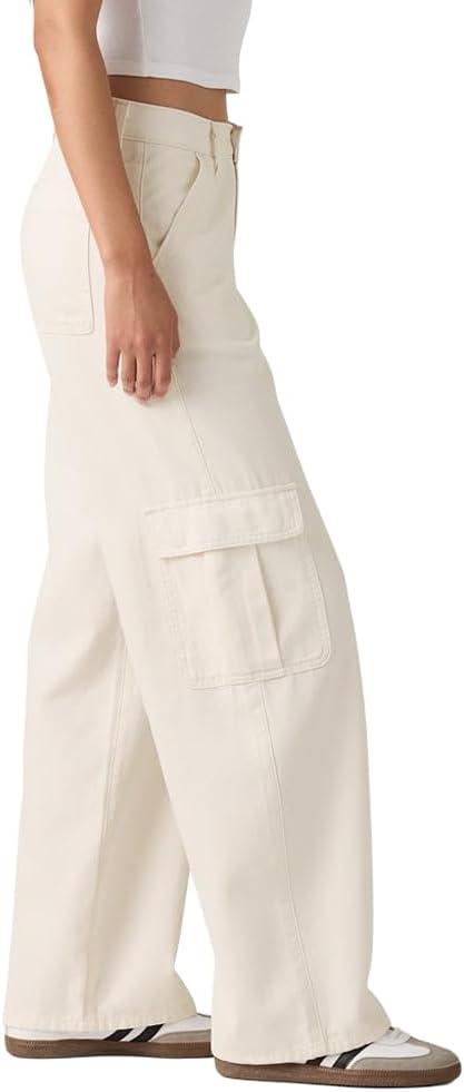 image:imageLevis Womens Superlow Loose Cargo PantsNew Jet Stream Nonstretch