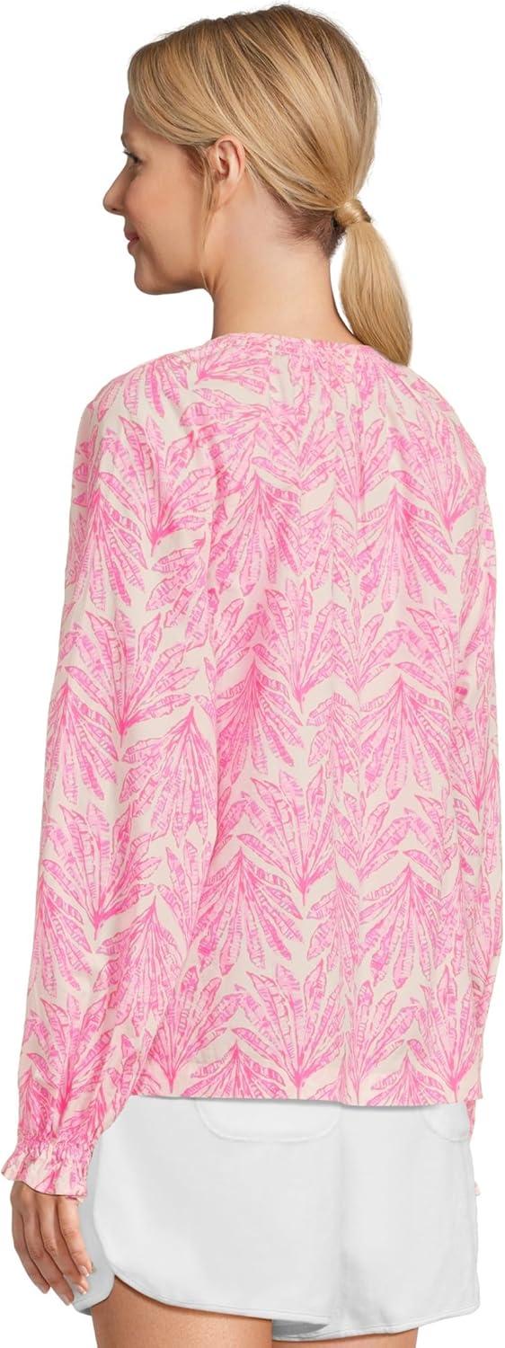 image:imageLilly Pulitzer Womens Aldina TopPink Bliss Shady Babe