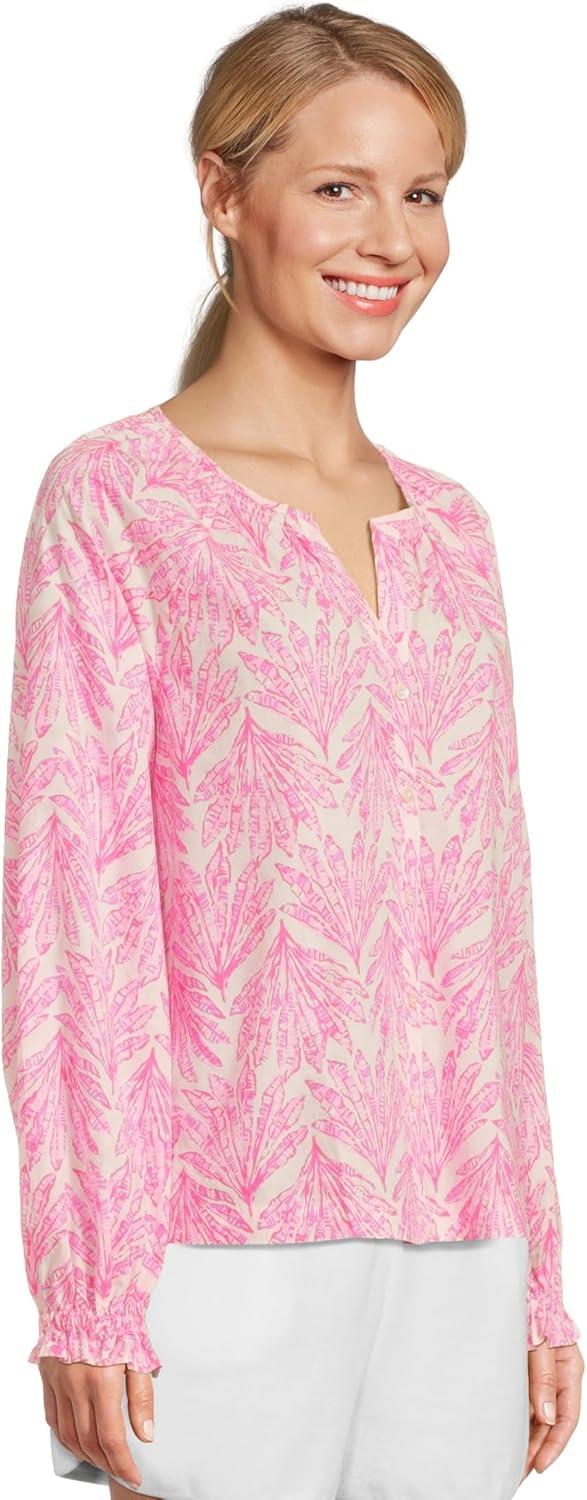image:imageLilly Pulitzer Womens Aldina TopPink Bliss Shady Babe