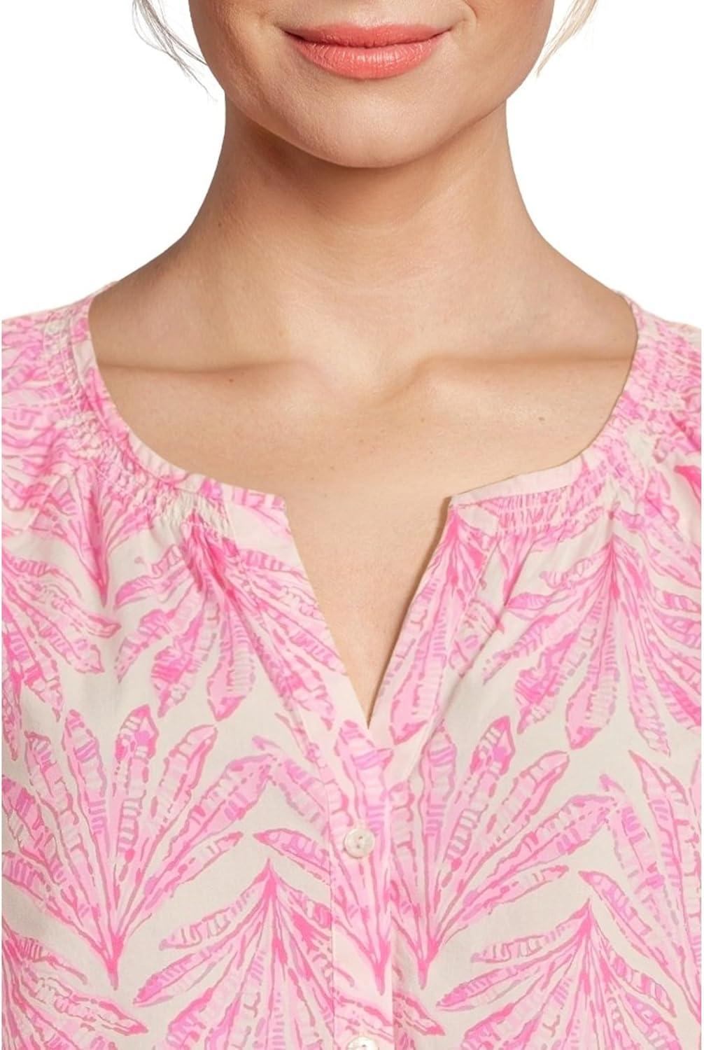 image:imageLilly Pulitzer Womens Aldina TopPink Bliss Shady Babe