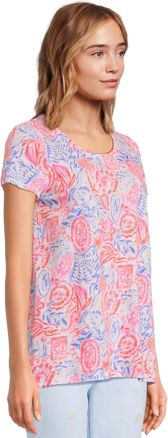 image:imageLilly Pulitzer Womens Etta Scoop NeckResort White Lil Sun Sea Sand