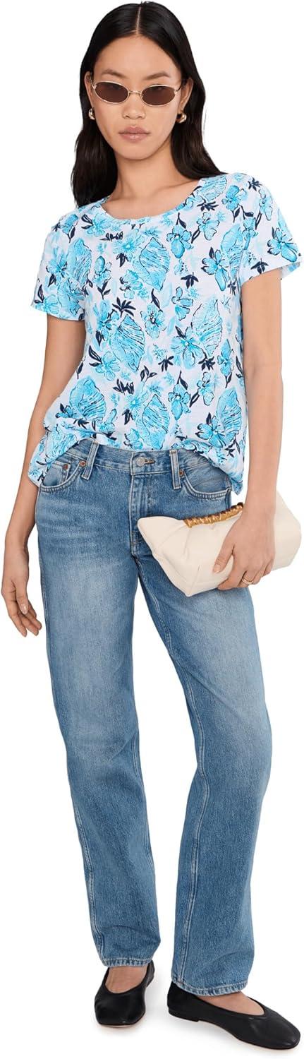 image:imageLilly Pulitzer Womens Etta Scoop NeckResort White Seashell Splendor