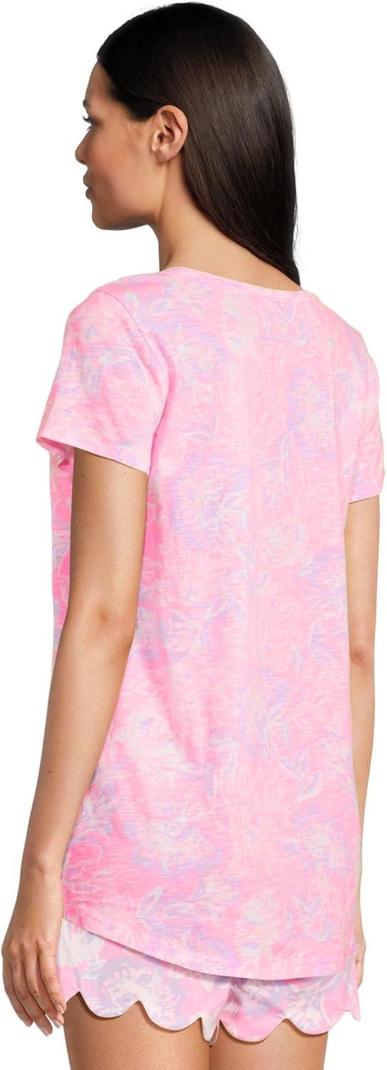 image:imageLilly Pulitzer Womens Etta Scoop NeckRousseau Pink Zen Garden