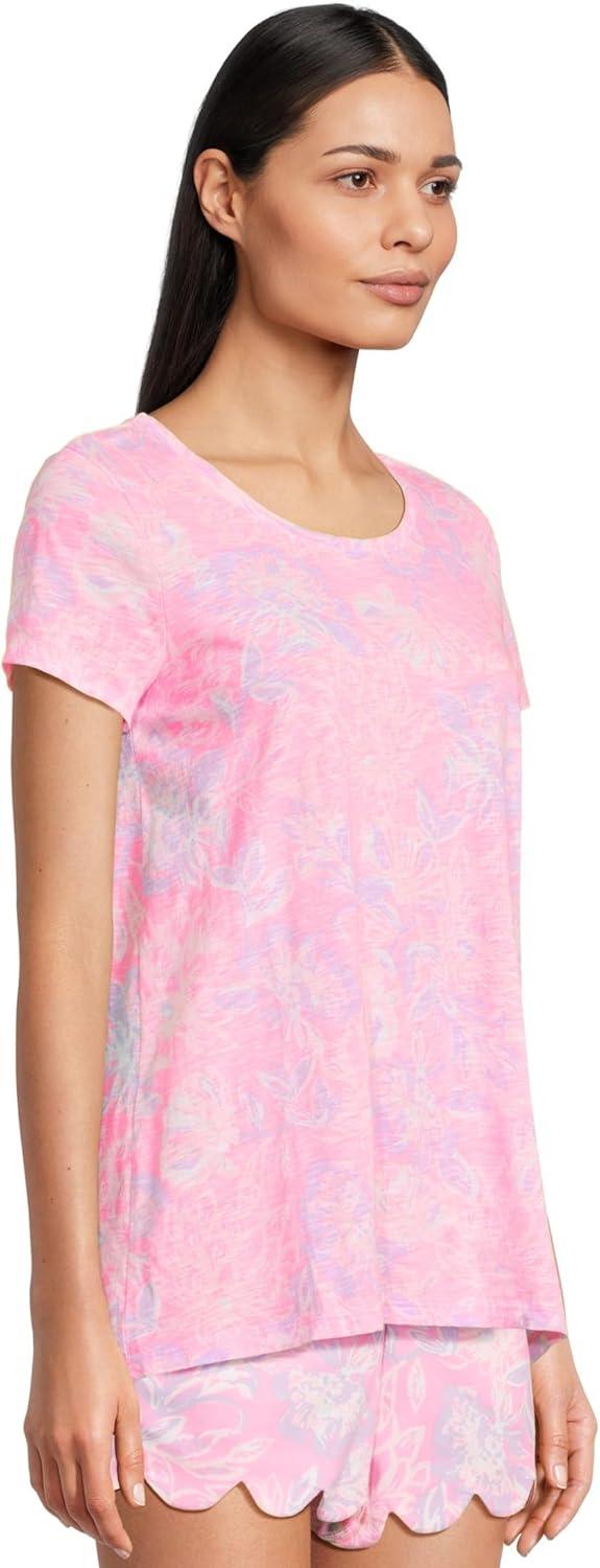image:imageLilly Pulitzer Womens Etta Scoop NeckRousseau Pink Zen Garden