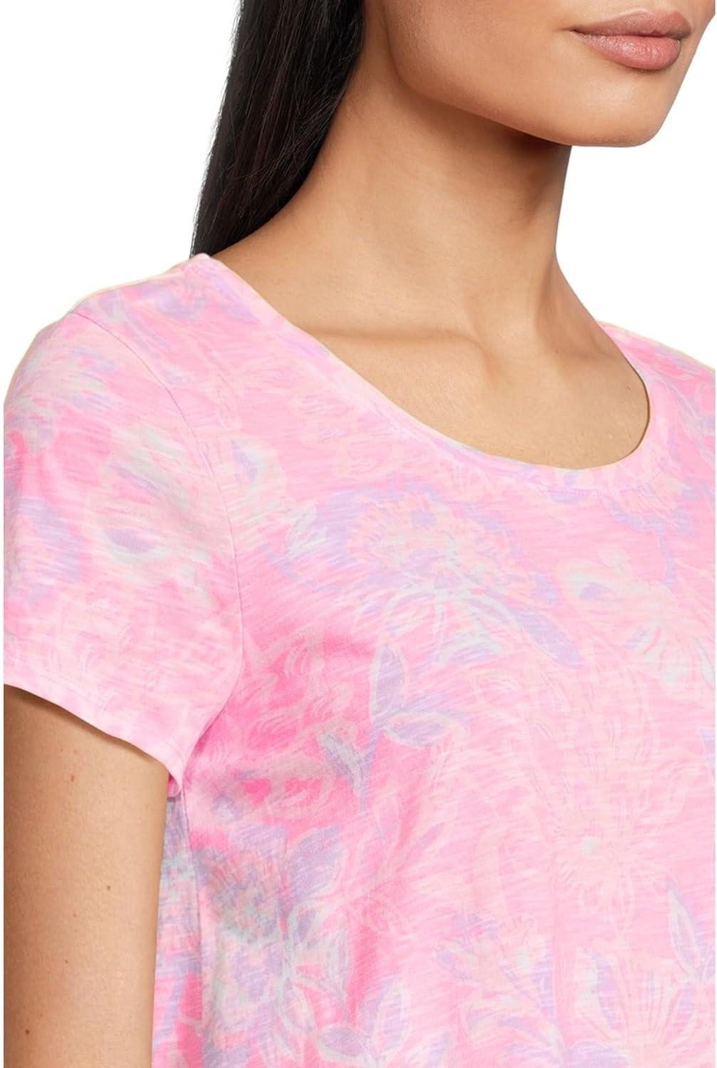 image:imageLilly Pulitzer Womens Etta Scoop NeckRousseau Pink Zen Garden