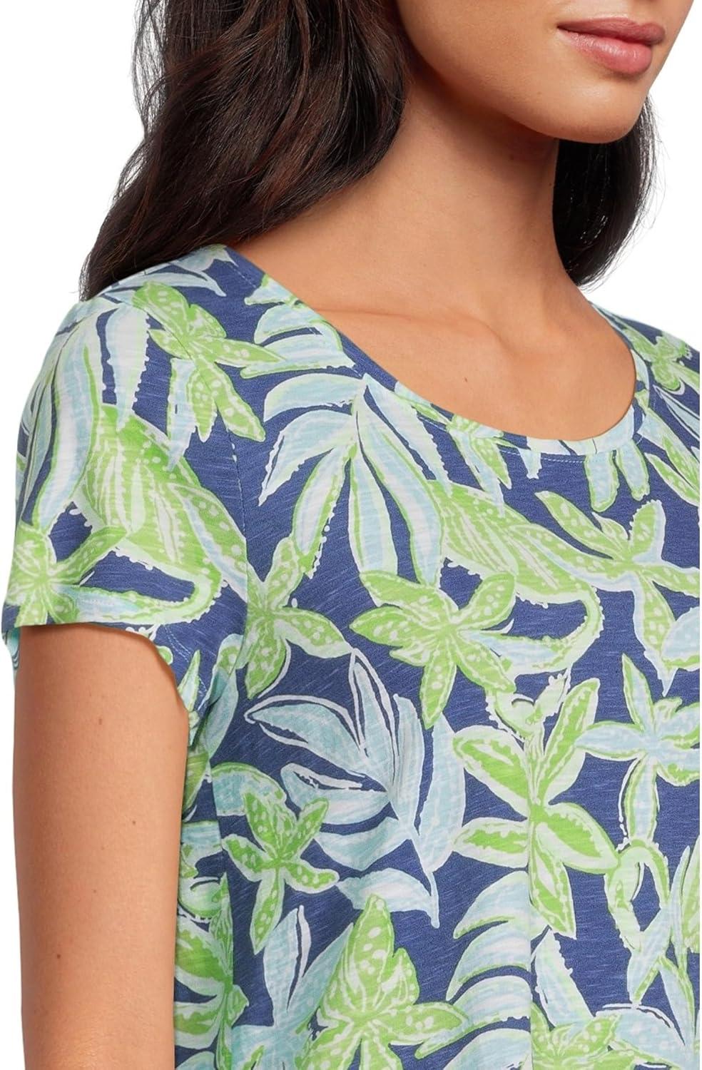 image:imageLilly Pulitzer Womens Etta Scoop NeckSapphire Pool Tropical Tango