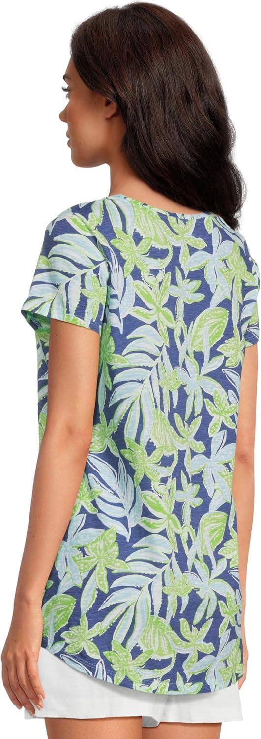image:imageLilly Pulitzer Womens Etta Scoop NeckSapphire Pool Tropical Tango