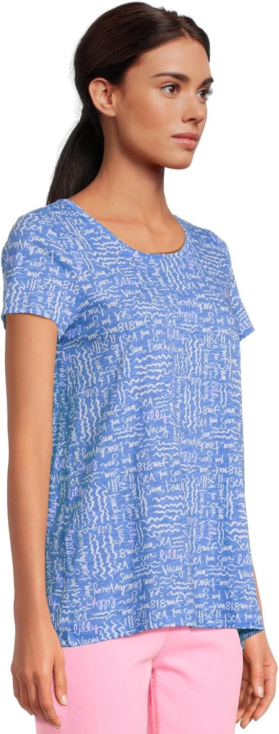 image:imageLilly Pulitzer Womens Etta Scoop NeckSunwashed Blue Seacrets