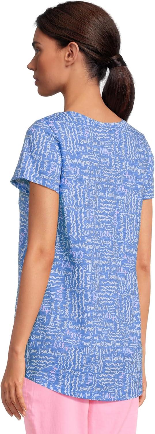 image:imageLilly Pulitzer Womens Etta Scoop NeckSunwashed Blue Seacrets