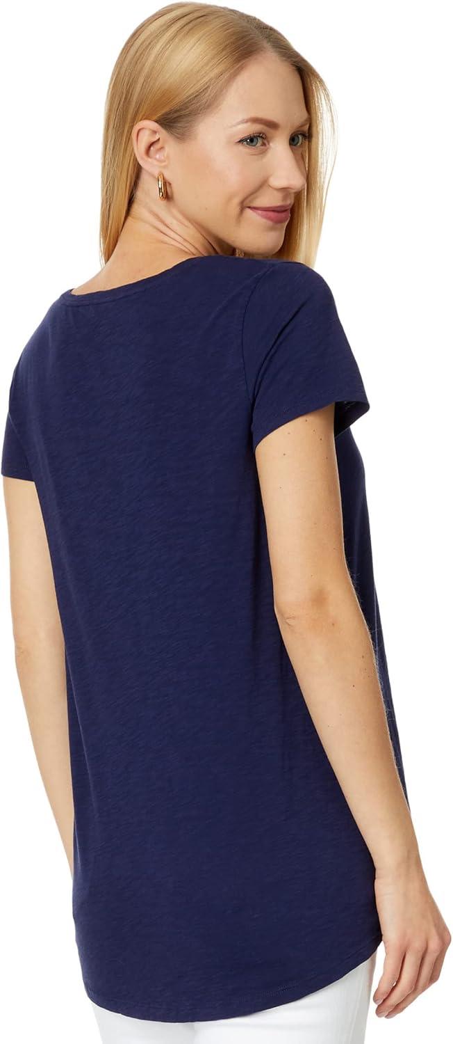 image:imageLilly Pulitzer Womens Etta Scoop NeckTrue Navy