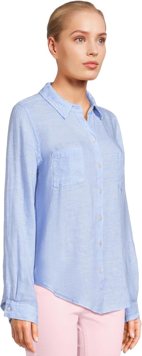 image:imageLilly Pulitzer Womens Sea View ButtonDownBlue Peri