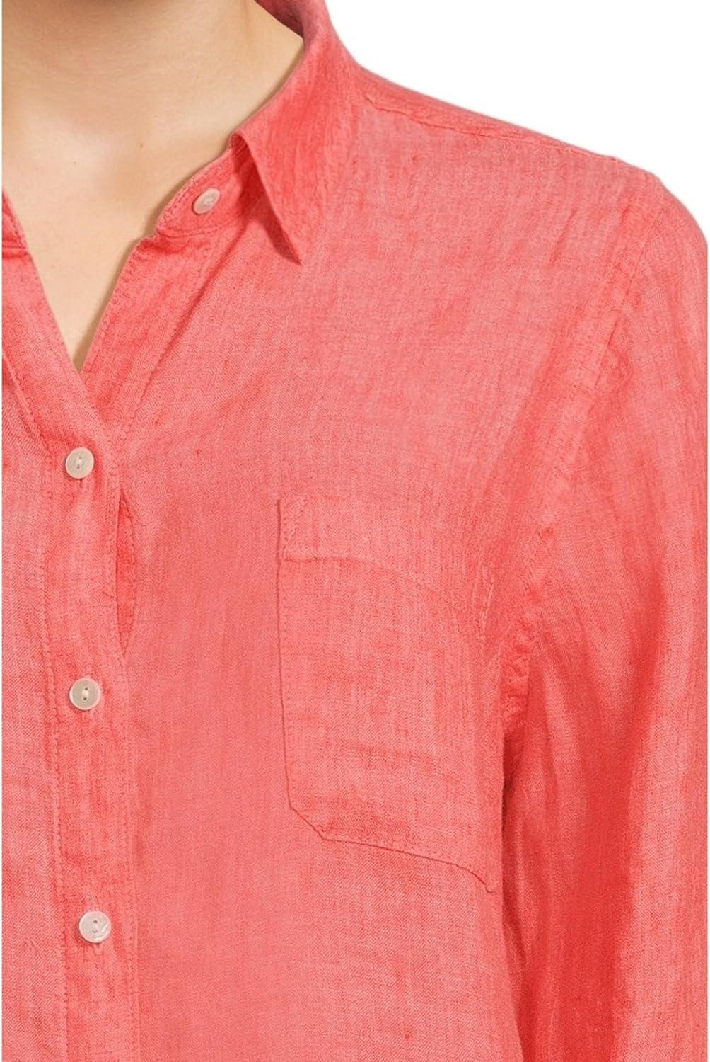 image:imageLilly Pulitzer Womens Sea View ButtonDownCane Coral X Sorbet Pink
