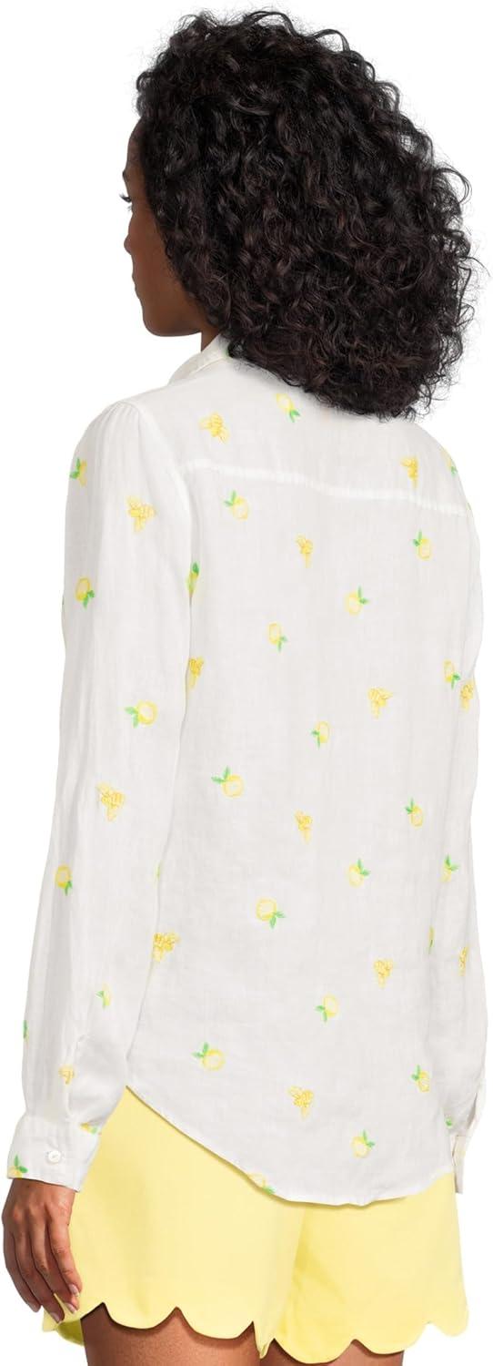 image:imageLilly Pulitzer Womens Sea View ButtonDownHoneycomb Lemon Bee Half Drop