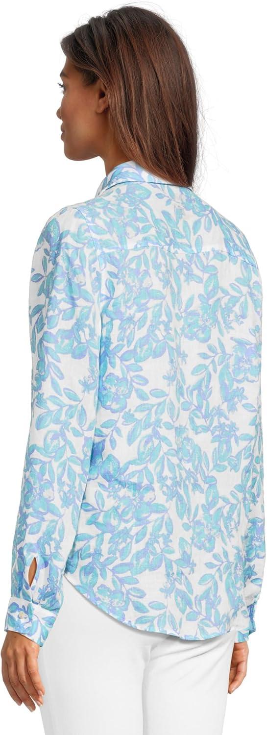 image:imageLilly Pulitzer Womens Sea View ButtonDownJacaranda Blue Simply the Zest