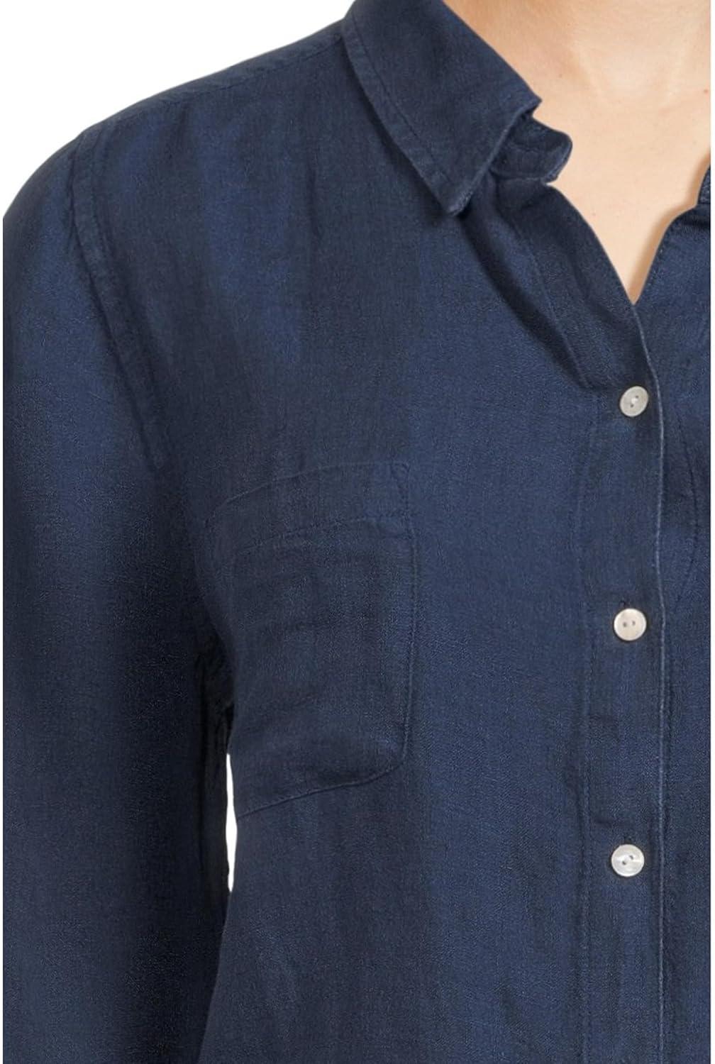 image:imageLilly Pulitzer Womens Sea View ButtonDownLow Tide Navy X Low Tide Navy