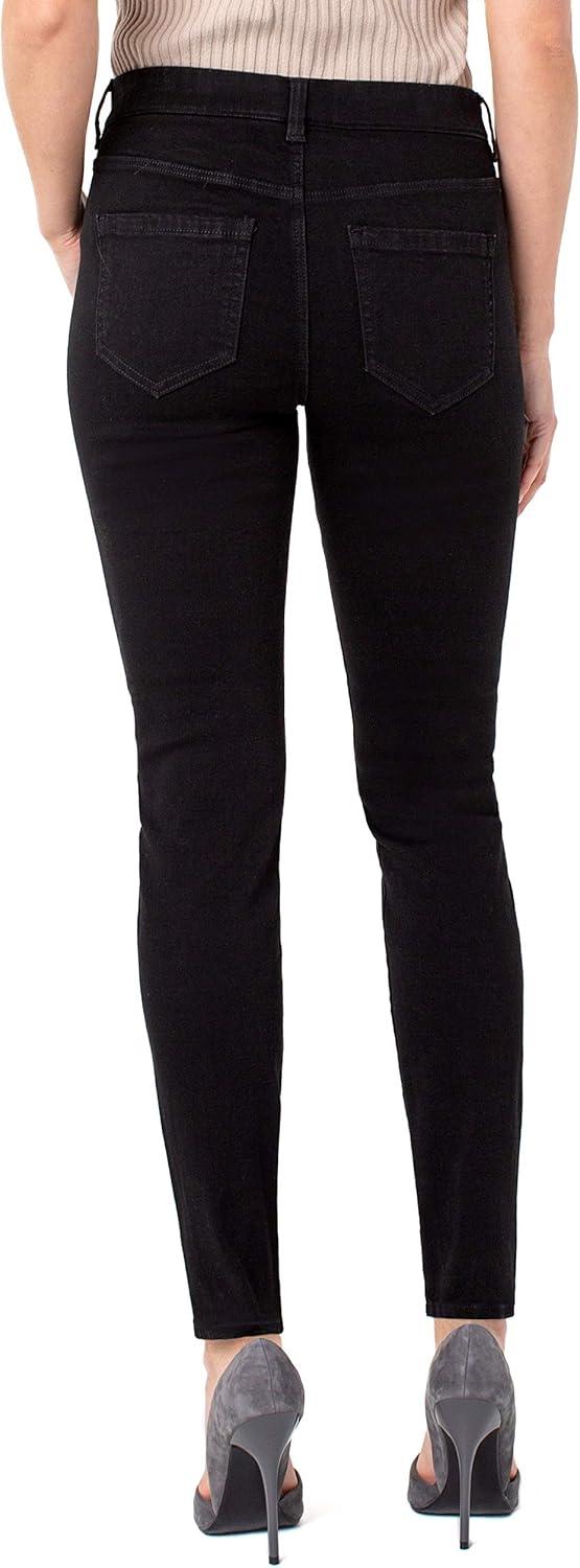 image:imageLiverpool Gia GliderRevolutionary PullOn JeansBlack Rinse