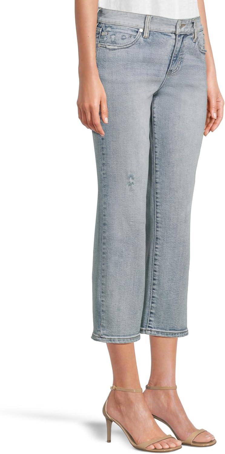 image:imageLiverpool Los Angeles Liv Mid Rise Blocked NonSkinny Skinny JeanSouth Beach