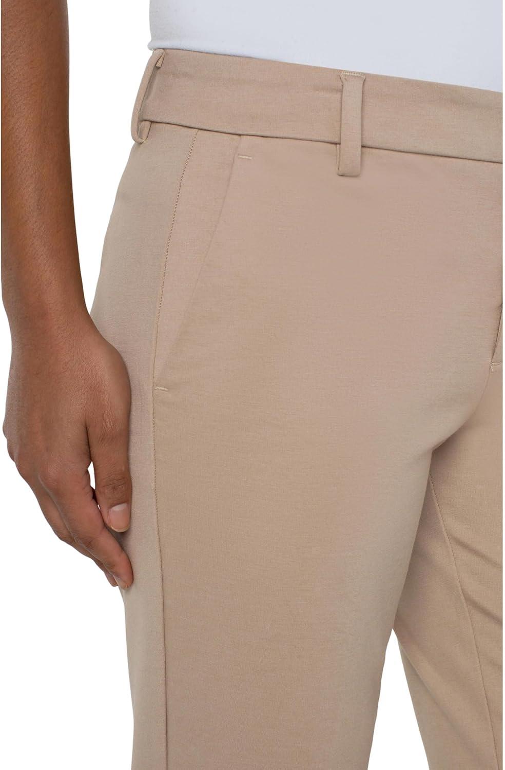 image:imageLiverpool Womens Kelsey Trouser Super Stretch PonteBiscuit Tan
