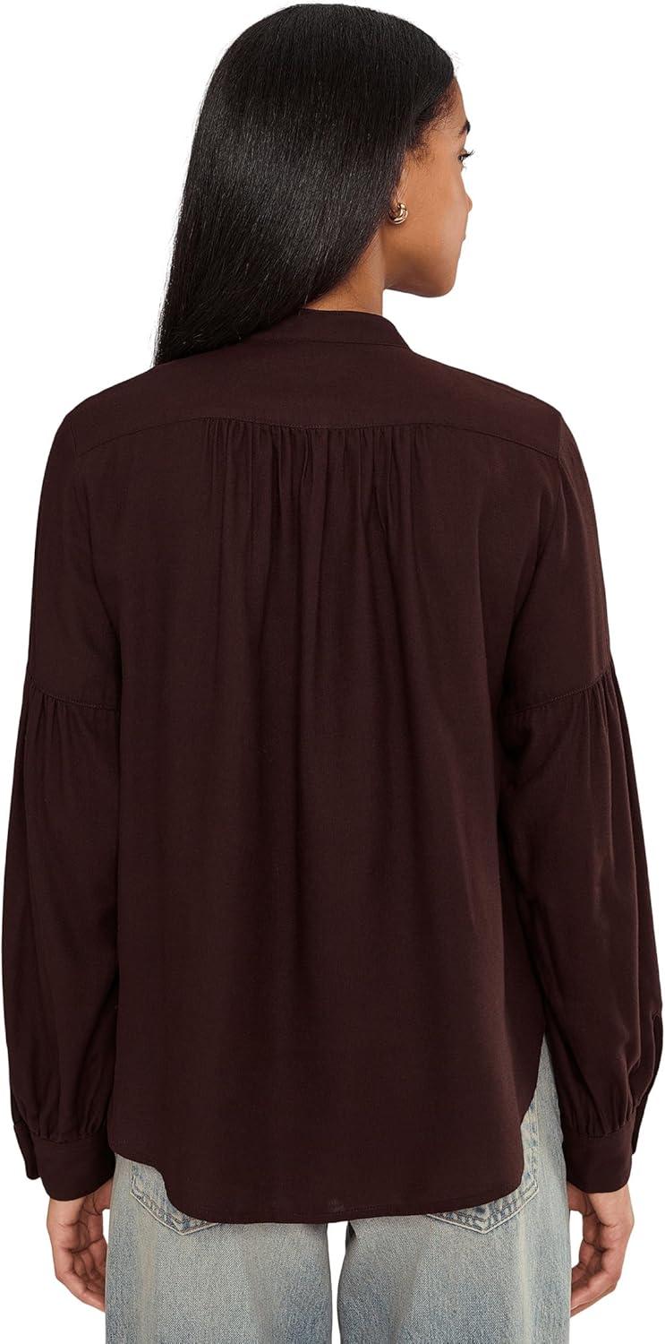 image:imageMadewell Womens Carmen Shirt Cotton Modal Heather FlannelEspresso Bean